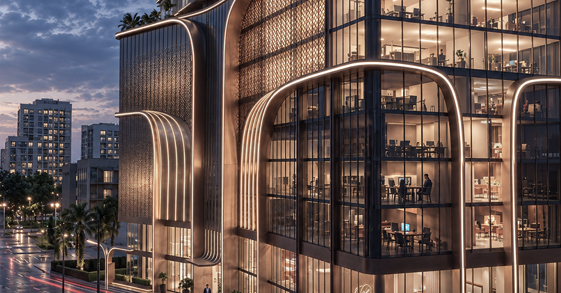 Boutique offices and premium showrooms